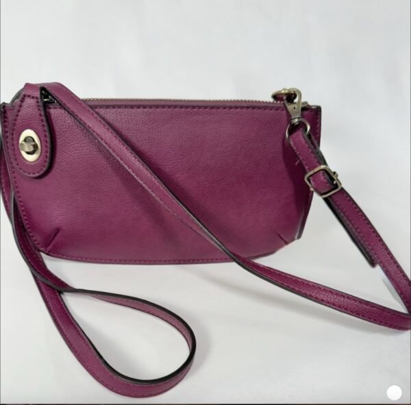 Joy Susan Convertible Fuchsia Mini-Crossbody Wristlet Purse
